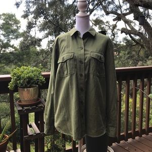 Old Navy Shirt Jacket Olive L